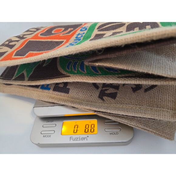 TRADER JOE'S Coffee Beans 1967 Burlap Tote Bag Pasadena NEW Premium Roast NWT - Picture 5 of 5